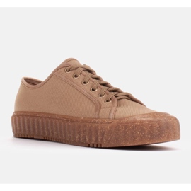 Marco Shoes Baskets de sport à fond écologique beige 1