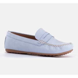 Marco Shoes Mocassins classiques en cuir souple bleu 1 Marco Shoes Mocassins classiques en cuir souple bleu 1
