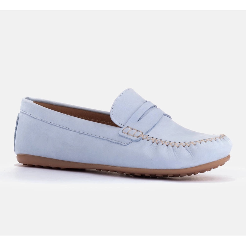 Marco Shoes Mocassins classiques en cuir souple bleu 1 Marco Shoes Mocassins classiques en cuir souple bleu 1