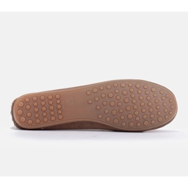 Marco Shoes Mocassins classiques en daim souple brun 7