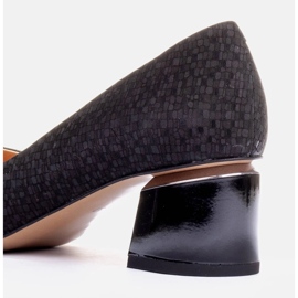Marco Shoes Escarpins en daim le noir 3