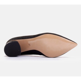 Marco Shoes Escarpins en daim le noir 2