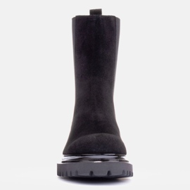 Marco Shoes Bottines en daim le noir 5