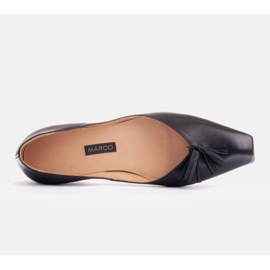 Marco Shoes Ballerines subtiles à franges le noir 3