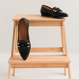 Marco Shoes Mocassins ornementés noir 1