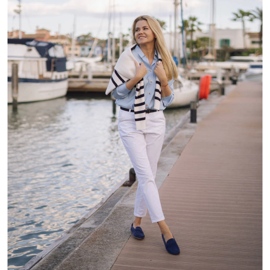 Marco Shoes Mocassins en daim bleu 9