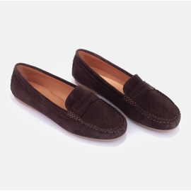 Marco Shoes Mocassins en daim brun 2