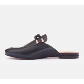 Marco Shoes Chaussons avec décoration le noir 2