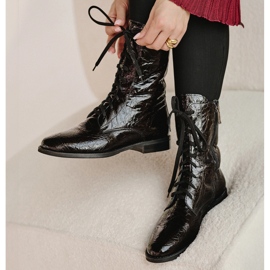 Marco Shoes Bottines classiques à talons bas le noir 7