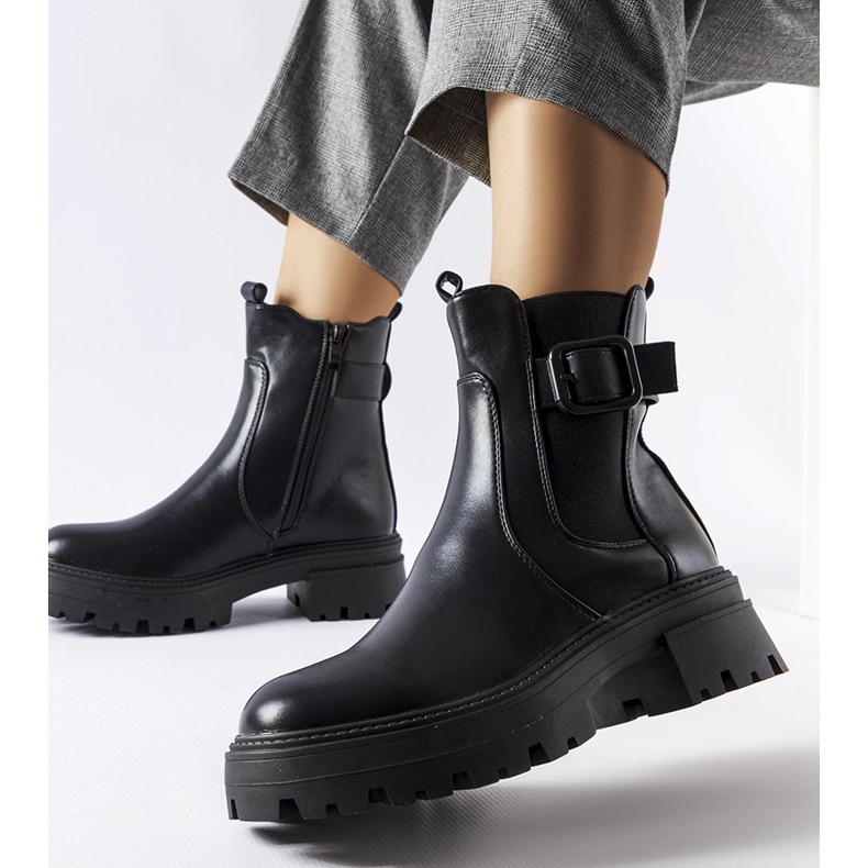 Bottines Parolise isolées noires 1