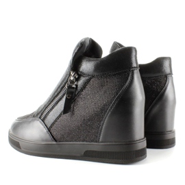 Sneakers sur un coin caché 2017-1 Noir le noir 2
