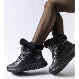 Bottes de neige Lee Cooper LCJ-23-44-1955L noires 1