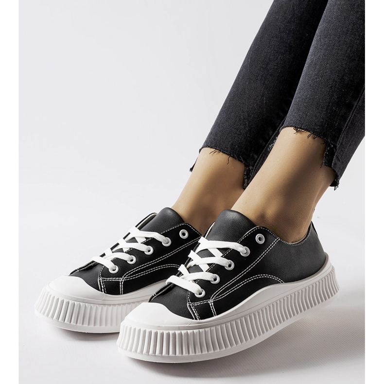 Baskets à plateforme Erbezzo noires le noir 1