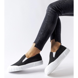 Baskets à enfiler Codiponte noires le noir 1