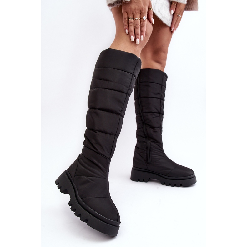 Bottes de neige isolées pour femmes noir Big Star MM274332 1