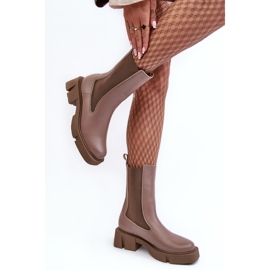 Bottines Chelsea pour femmes 2693/230 Laura Messi marron brun 1