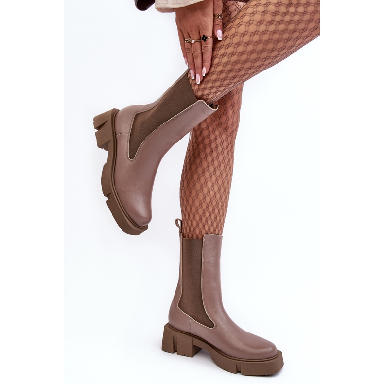 Bottines Chelsea pour femmes 2693/230 Laura Messi marron brun 1