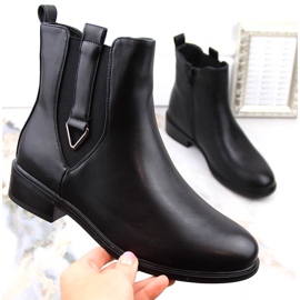 Bottines Chelsea isolées noires pour femme Filippo DBT4813 1