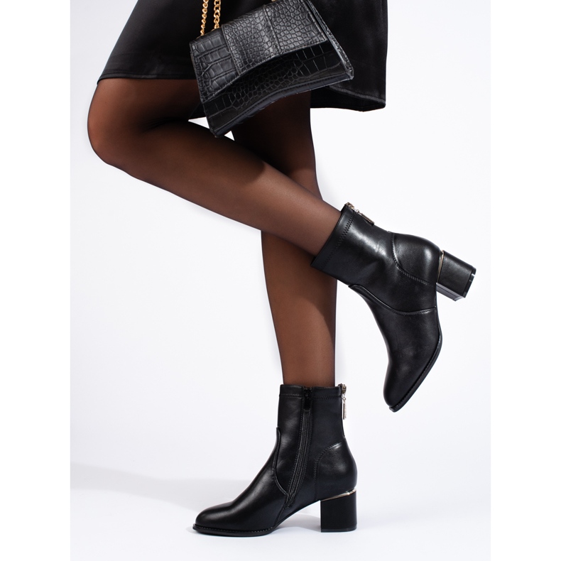 Bottines Shelovet noires classiques 1