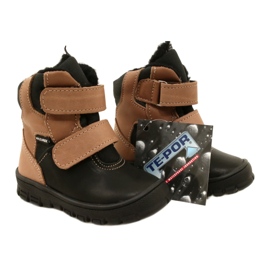 Bottes de neige imperméables TE-POR Mazurek 1351 noir et beige le noir 7