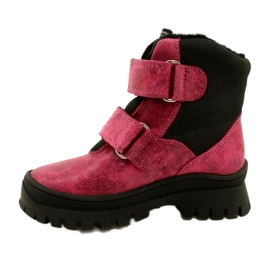 Bottes de neige en cuir des filles TE-Por Mazurek 1351 rose 2