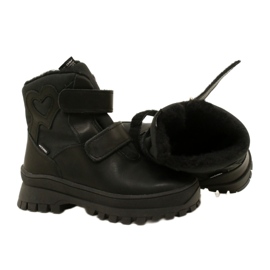 Mazurek Bottes de neige en cuir Boots imperméables noir 5