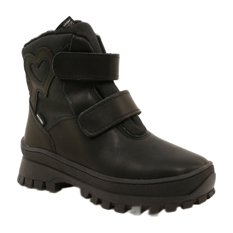 Mazurek Bottes de neige en cuir Boots imperméables le noir 1