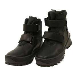 Mazurek Bottes de neige en cuir Boots imperméables le noir 3