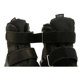 Mazurek Bottes de neige en cuir Boots imperméables le noir 6