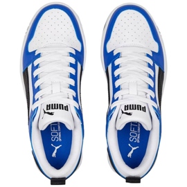 Chaussures Puma Rebound Layup Lo Sl Jr 370490 19 blanc 1