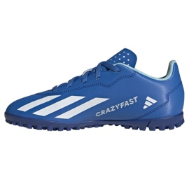 Chaussures de football adidas X Crazyfast.4 Tf Jr IE4067 bleu 1 Chaussures de football adidas X Crazyfast.4 Tf Jr IE4067 bleu 1
