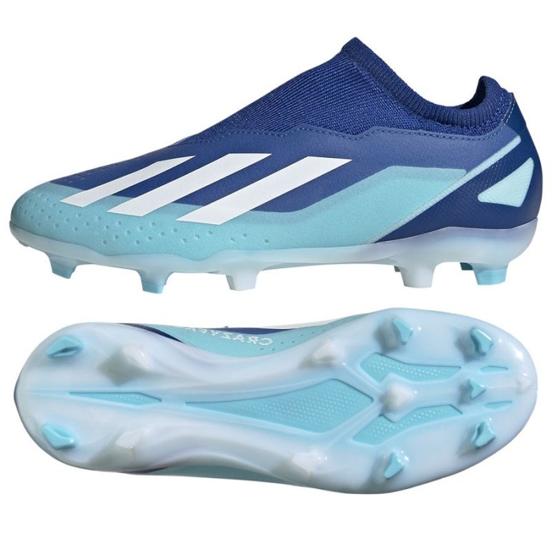 Chaussures de football Adidas X Crazyfast.3 Ll Fg ID9356 bleu 1
