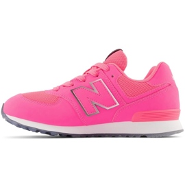Chaussures New Balance Jr GC574IN1 rose 1 Chaussures New Balance Jr GC574IN1 rose 1