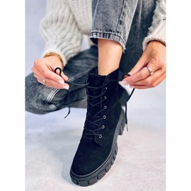 Bottines à lacets Kelis Noir le noir 2