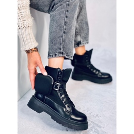 Bottes militaires avec une pochette Baku Black noir 2