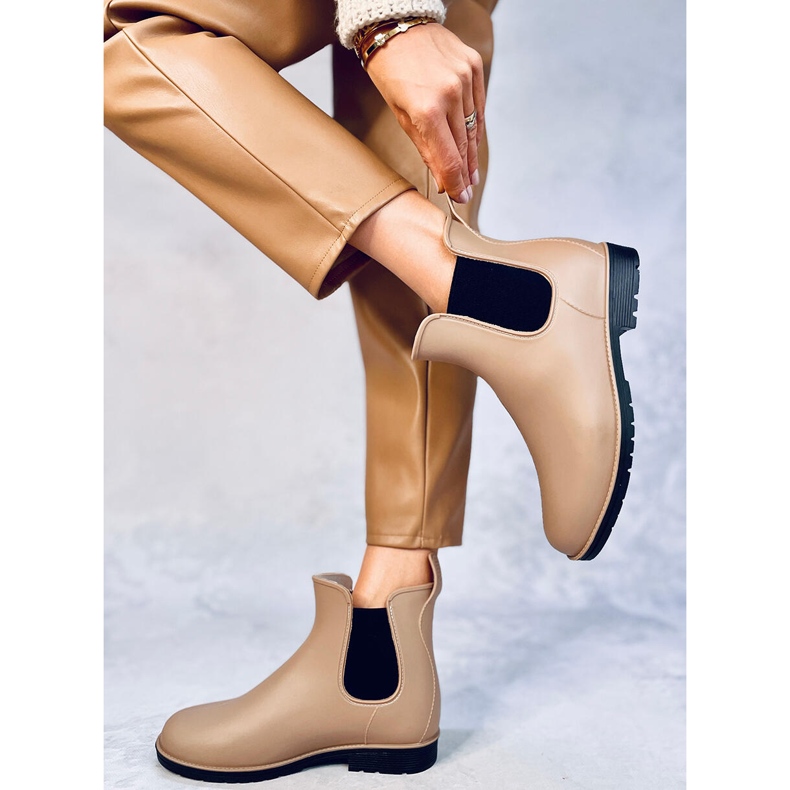 Galoches femme Jodhpur Foxy Khaki beige 1