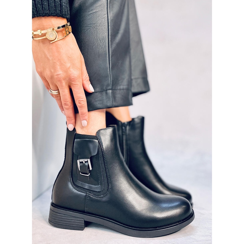 Bottines Chelsea Boone noires pour femme le noir 1