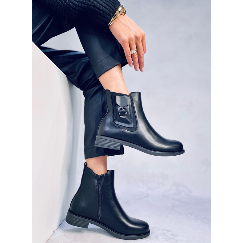 Bottines Chelsea Boone noires pour femme 2