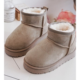 Bottes de neige isolées pour enfants vertes Nallita 1