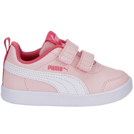 Chaussures Puma Courtflex v2 V Inf Jr 371544 25 rose 1 Chaussures Puma Courtflex v2 V Inf Jr 371544 25 rose 1