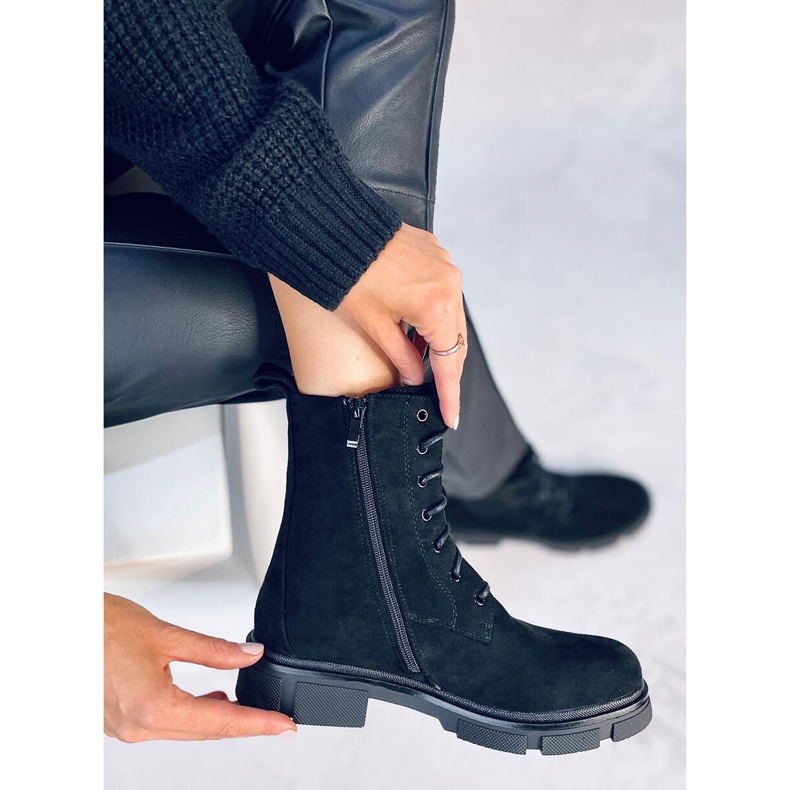 Travailleurs à lacets Turner Black le noir 1