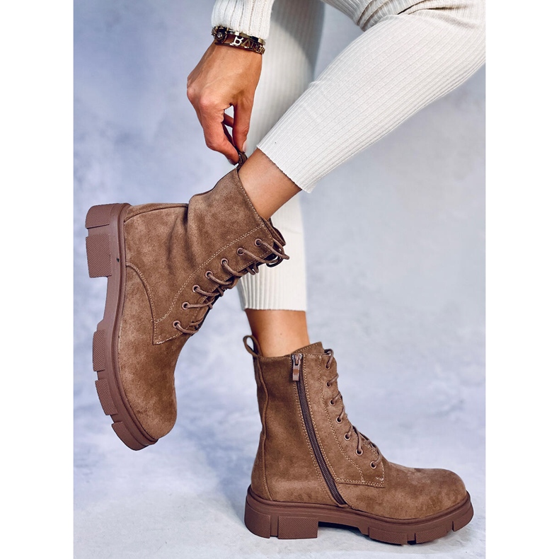 Travailleurs à lacets Turner Khaki brun 2