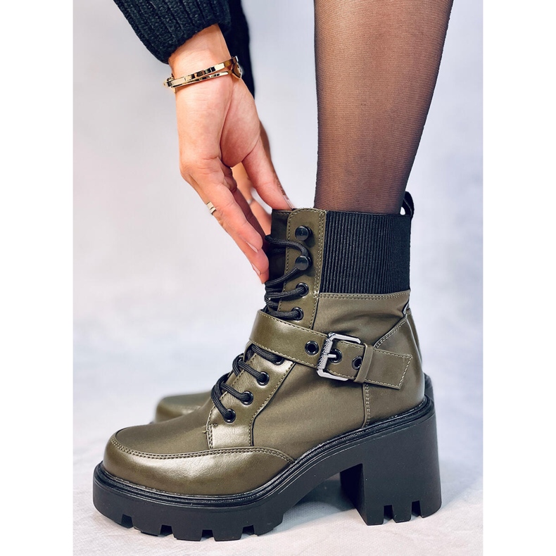 Bottines à lacets à talons Brooks DK.GREEN vert 2