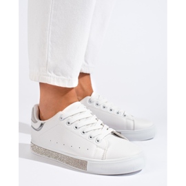 Chaussures de sport femme Shelovet blanches 1
