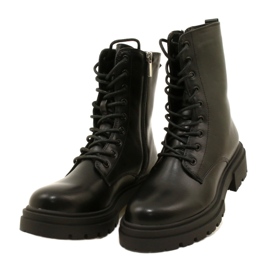 Bottes de femmes Black Workers Evento 21BT35-4235 Bottes le noir 5