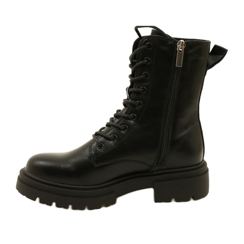 Bottes de femmes Black Workers Evento 21BT35-4235 Bottes le noir 4