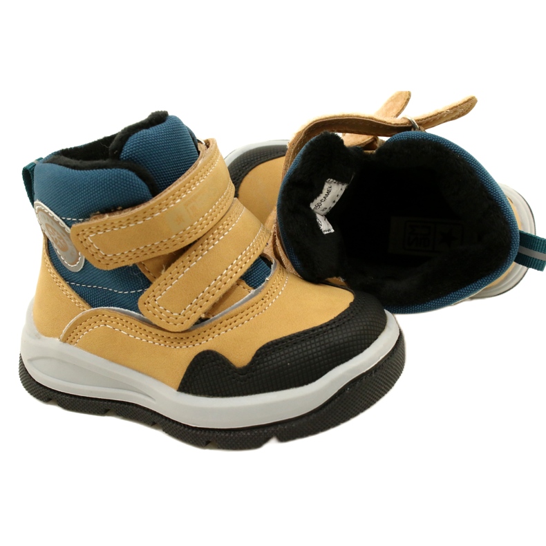 Boots pour enfants Camel News 22dz23-5250 jaune 4