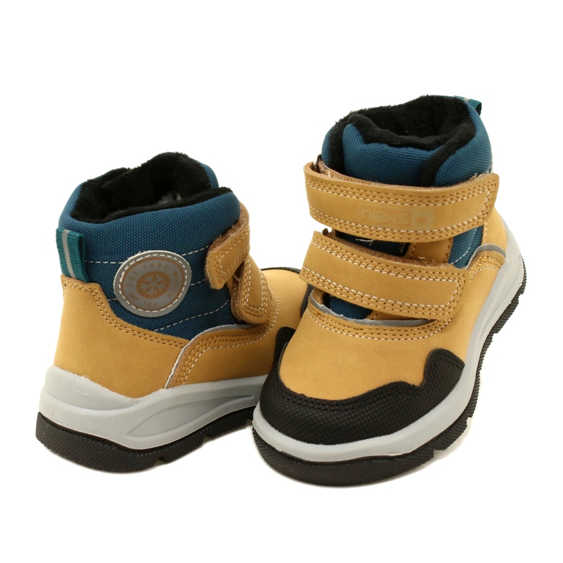 Boots pour enfants Camel News 22dz23-5250 jaune 3