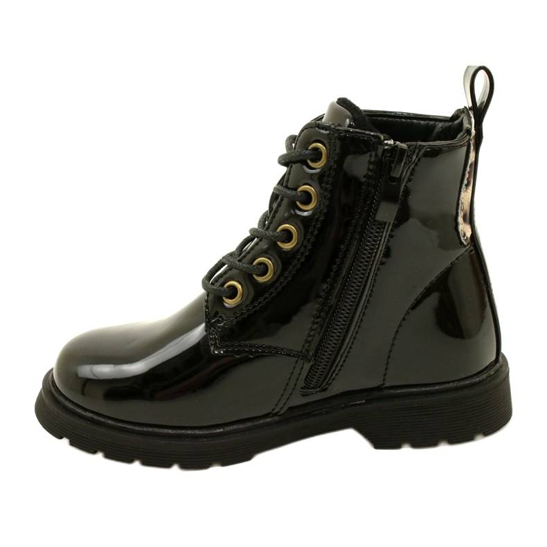 Bottes Laquées Miss 23DZ23-6599 noir 1