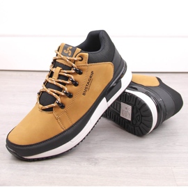 Chaussures en cuir pour hommes, jaune Cruiser Bustagrip 1